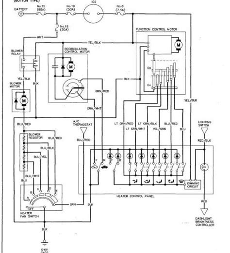 view  wiring diagram ac blower motor resistor