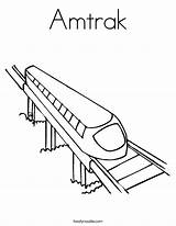 Amtrak Coloring Train Built California Usa sketch template