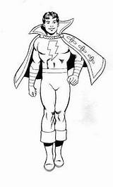 Shazam Marvel Coloring Pages Captain Superhero Jr Dc Choose Board Book Villains sketch template
