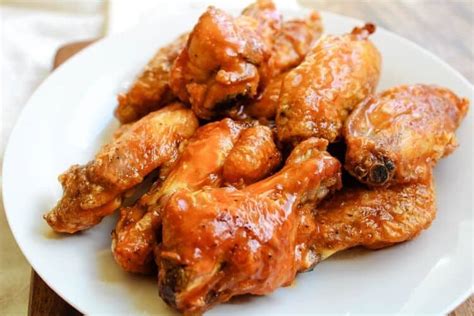 Air Fryer Chicken Wings With Buffalo Sauce Keto And Gluten Free