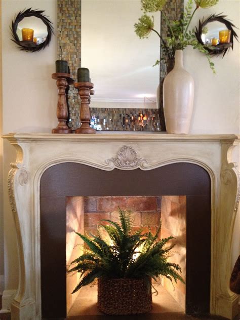 amy scott interior design fireplace decor summer fireplace decor candles  fireplace