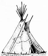 Teepee Wigwam Tent Clipart Drawing Coloring Native American Indian Pages Drawings Tipi Colouring Getdrawings Printable Architecture Clip Teepees Sheet Index sketch template