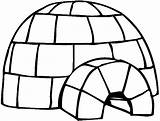 Igloo Coloring Pages Clipart Draw Drawing Color Printable Un Kids Excellent Clipartmag Penguin Drawings Getcolorings Getdrawings Buildings Architecture sketch template