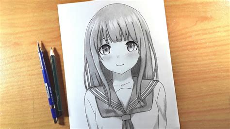 chibi gambar mewarnai anime perempuan tutorial mudah cara menggambar