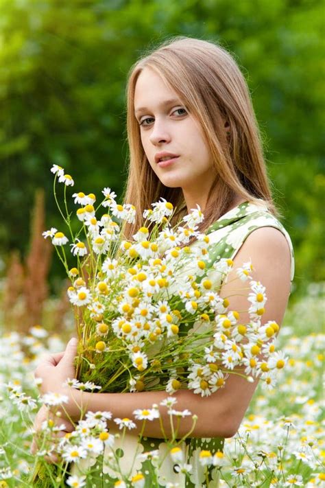 Pretty Woman Stock Image Image Of Grass Clean Freshness 15067535