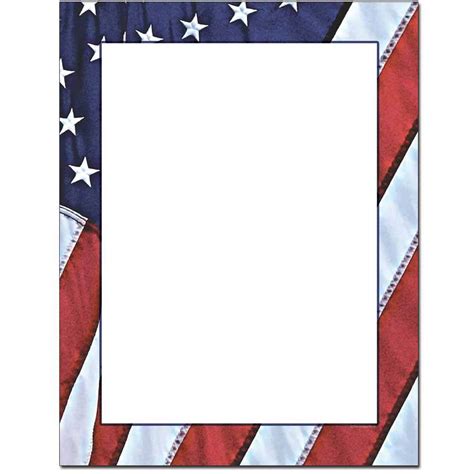 american flag border