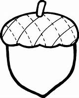Acorn Coloring Pages Printable Template Fall Preschool Crafts Kids Adults Picasa Sara Ap Albums Web Templates Clipartmag Clipart sketch template