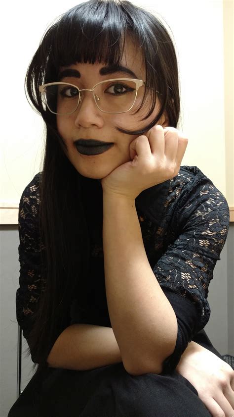 Goth Girl Gets Glasses Me R Glasses