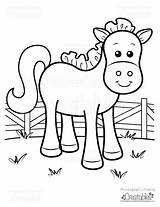 Coloring Horse Pages Cute Printable Farm Kids Animal Colouring Horses Creatables Animals Baby Easy Choose Right Printablecuttablecreatables Drawings Cuttable Piggy sketch template
