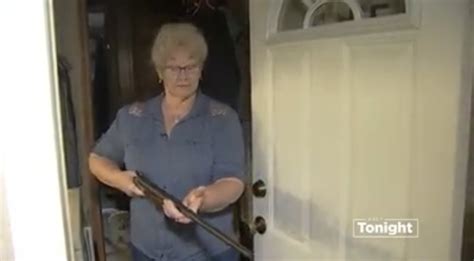 78 year old granny holds intruder at gunpoint in washington while home