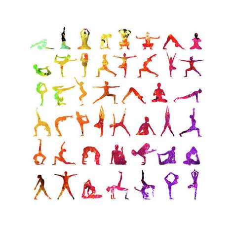 yoga poster poses yogawalls