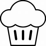 Muffin Clipart Outline Cupcake Muffins Clip Icon Svg Transparent Drawing Stencil  Cake Background Webstockreview Onlinewebfonts Chocolate Sketch Getdrawings sketch template