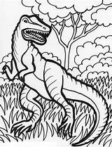 Coloring Pages Dinosaurs Dinosaur Printable Kids sketch template