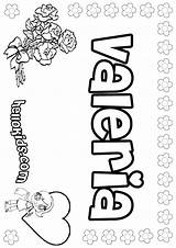 Valeria Coloring Marina Name Pages Color Hellokids Print Online Names Girls 44kb sketch template