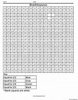 Coloring Pixel Fractions Decimal Pages Percent Fraction Worksheet Common Core Printable Brachiosaurus Games Color Worksheets Squared Square Minecraft Ffc2 Coloringsquared sketch template