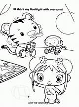 Kai Lan Ni Hao Coloring Printable Pages Library Clipart Popular Books sketch template