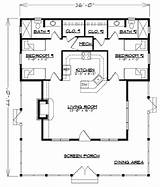Plan Bunkhouse Mess Houseplans Loft Associates Southernliving sketch template