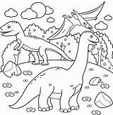 Colorir Dinossauros Desenhos sketch template