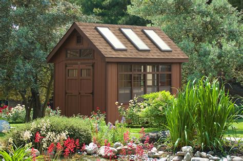 backyard garden potting shed designs  creations