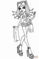 Coloring Goyle Rochelle Pages Splash Make Monster High Printable sketch template