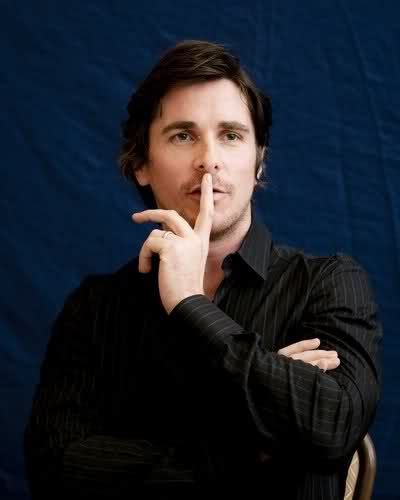 hmmm is he thinking of me christian bale