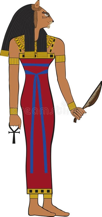 egyptian goddess isis silhouette stock illustration illustration of magic kingship 118909593