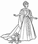 Anastasia Coloring Pages Ball Gown Princess Dog Colouring Disney Her Drawing Dresses Para Kids Girls Dibujos Printable Gowns Beautiful Wedding sketch template