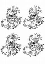 Coloring Maya Incas Aztec Pages Mayans Huitzilopochtli Inca Adults Serpent British Museum Supreme War Deity Mayan Elements Aztecs Xiuhcoatl Quetzalcoatl sketch template