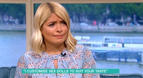 Holly Willoughby Shocked By Sex Doll Revelation Entertainment Daily