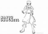 Tail Fairy Coloring Natsu Pages Dragneel Kids Printable sketch template