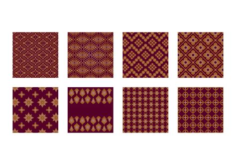 songket pattern vector art icons  graphics