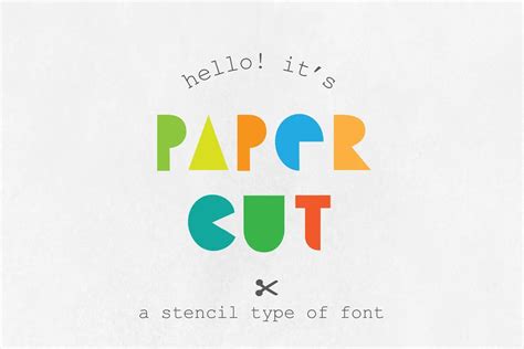 paper cut  fonts design inspiration