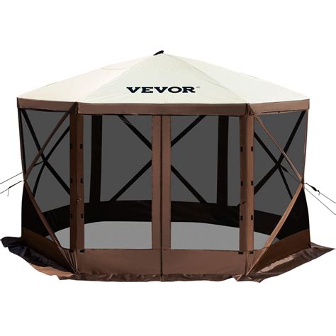 vevor pop  camping gazebo camping canopy shelter  sided    sun shade vevor ca
