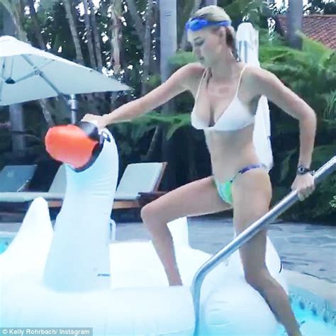 kelly rohrbach flashes her ample assets in sexy bikini daily mail online
