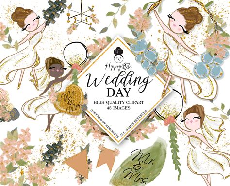 Rustic Wedding Clipart ~ Illustrations ~ Creative Market