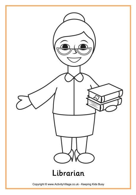 librarian coloring pages amanda gregorys coloring pages