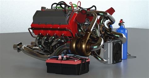 engine model turbosquid