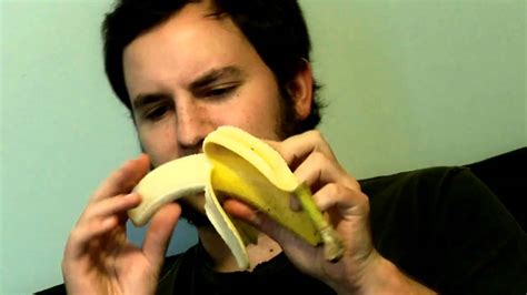 How To Properly Eat A Banana In A Room Full Of Dudes Youtube