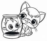 Pet Coloring Littlest Shop Pages Dog Getcolorings sketch template
