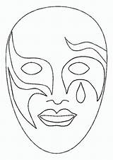 Masken Ausmalbilder Malvorlagen Ausdrucken sketch template