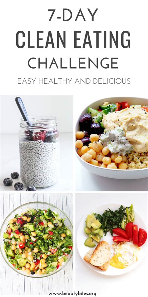 7 Day Clean Eating Challenge And Meal Plan 3 Beauty Bites Clean