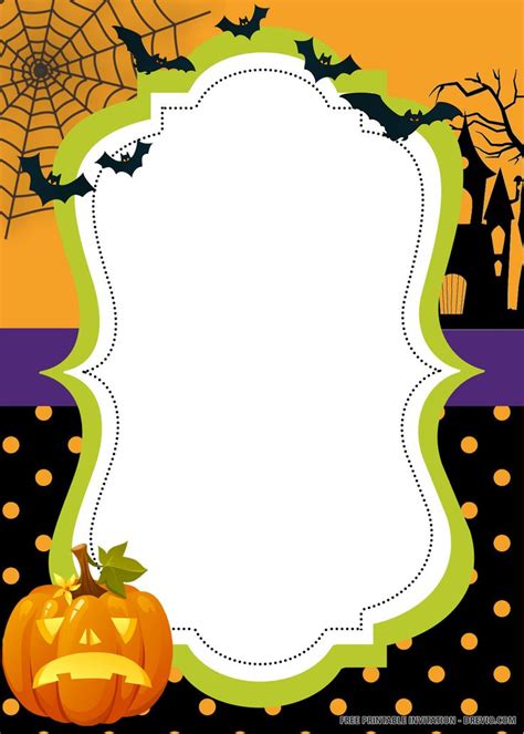 printable halloween invitation templates  printable