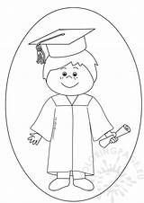 Graduation Boy Clipart Coloring Celebrating Coloringpage School Graduate Eu sketch template