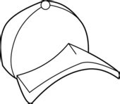 baseball hat baseball cap coloring page  clip art wikiclipart