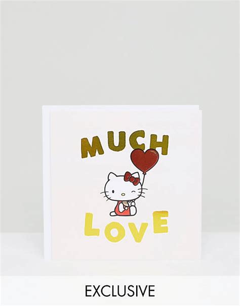 Jolly Awesome X Hello Kitty Asos Exclusive Much Love Card Asos