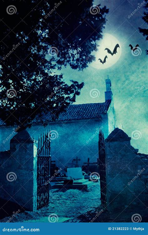 halloween illustration  graveyard stock illustration illustration