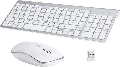 draadloos toetsenbord en muis qwerty keyboard  ghz voor pc