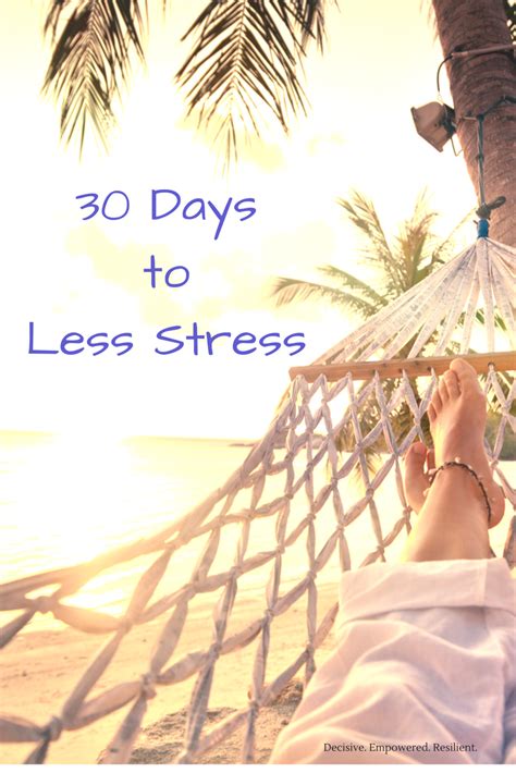 relief   stress     days  stress