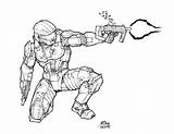 Spartan Cortana Covenant Masterchief sketch template