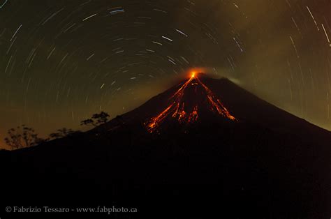 arenal  night arenal volcano national park costa rica  passionate frame